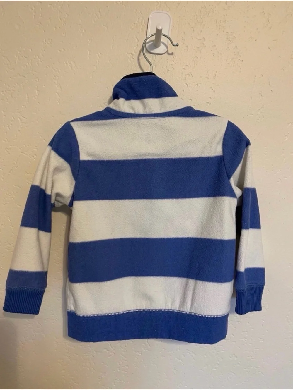 Carter’s 18M Blue & White Striped Ski Patrol Fleece Jacket